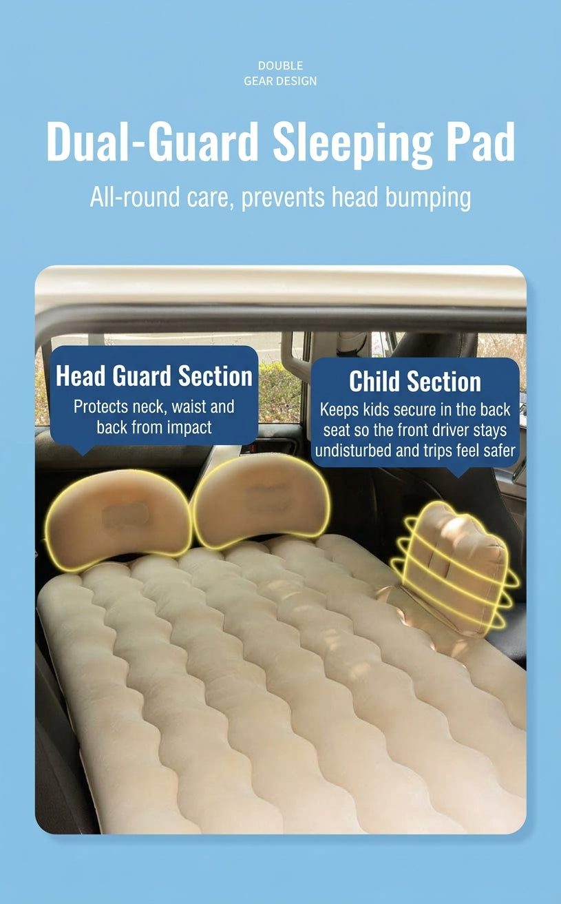 Car inflatable bed car rear sleeping pad mattress car sleeping artifact car rear rear seat folding travel bed