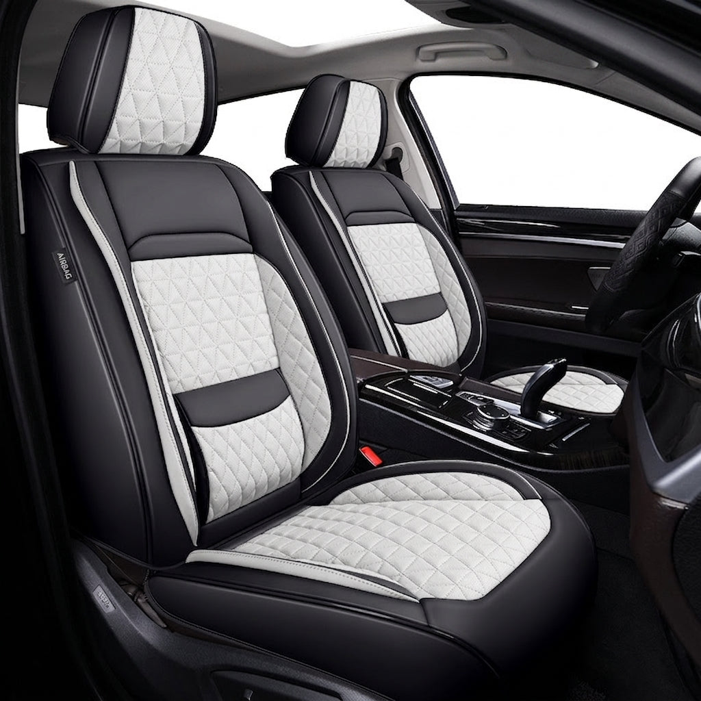2025 new all-leather fixed lumbar wing Nappa leather car cushion all-season universal full-enveloping seat cover