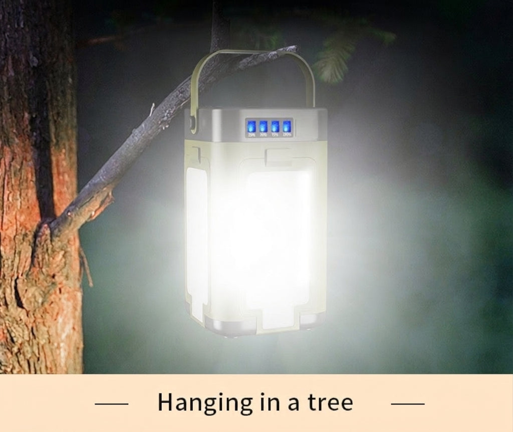 Solar Camping Light with Folding Design