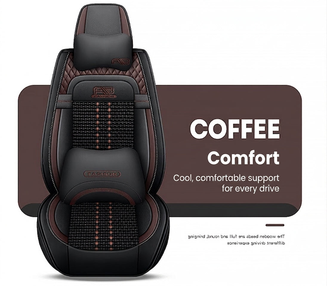Car seat cushion new all-enclosed special seat cover four seasons universal leather seat cover summer ice silk cartoon seat cushion cover