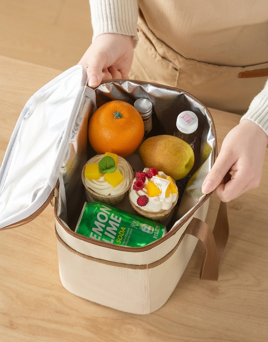 Insulated Lunch Bag, Waterproof Tote