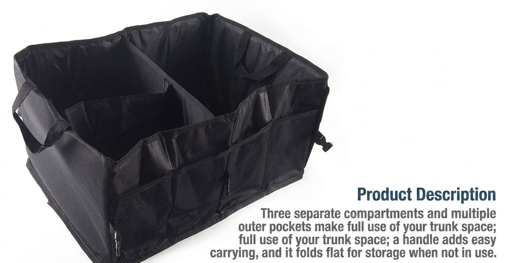 Cross-border cargo source: Oxford cloth for cars, trunk storage bags, multifunctional foldable storage boxes for car use, storage boxes
