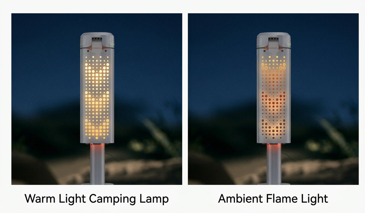Camping Light with Telescopic Stand - Retractable