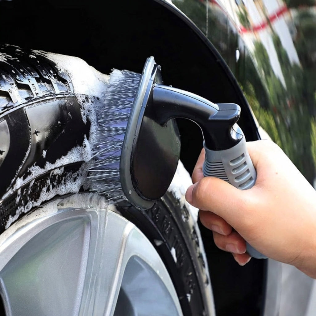 Amazon Hot-selling car wash set 9-piece set C car cleaning waterproof gloves tire crevice cleaning brush car wash