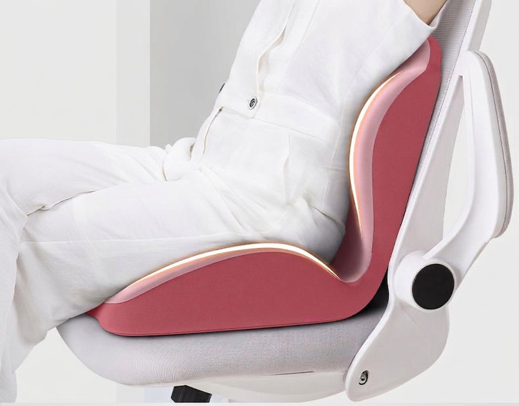 Memory foam lumbar support cushion, office prolonged sitting pressure-relief hip cushion, student chair support lumbar cushion, integrated cushion