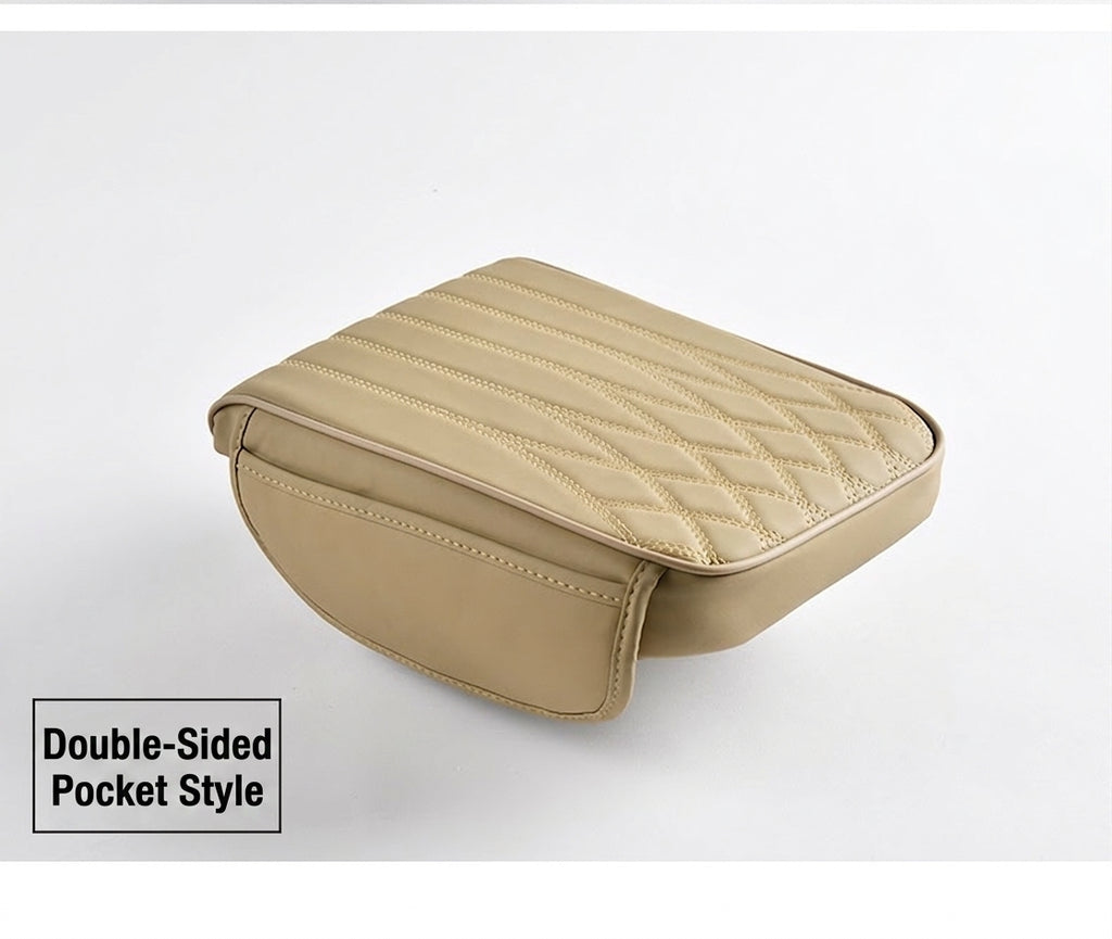 Manufacturer cross-border direct sales of dual-sided pocket-style car armrest box mats, universal hand and center height increasers