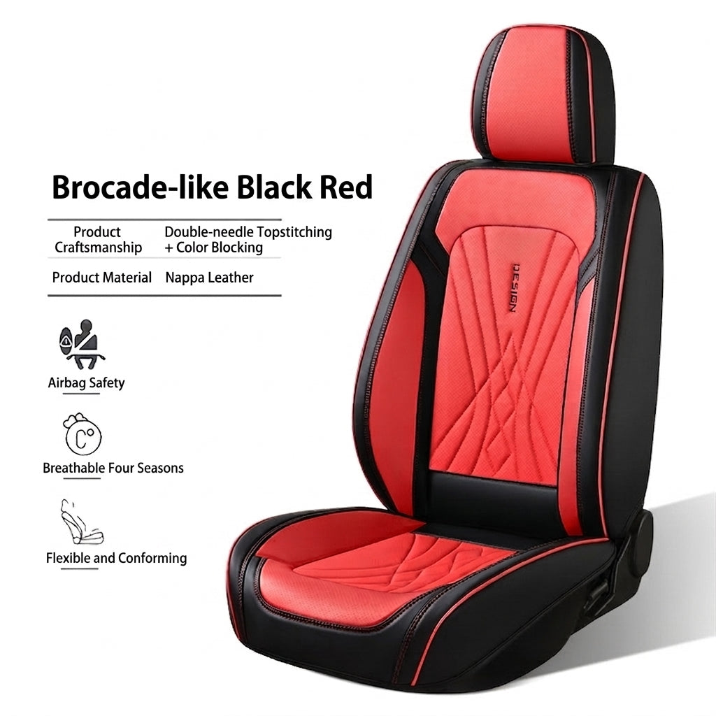 The new Napa leather car cushion is high-end, all-season breathable, perforated, full leather, and fully surrounded seat cover, directly supplied by the manufacturer