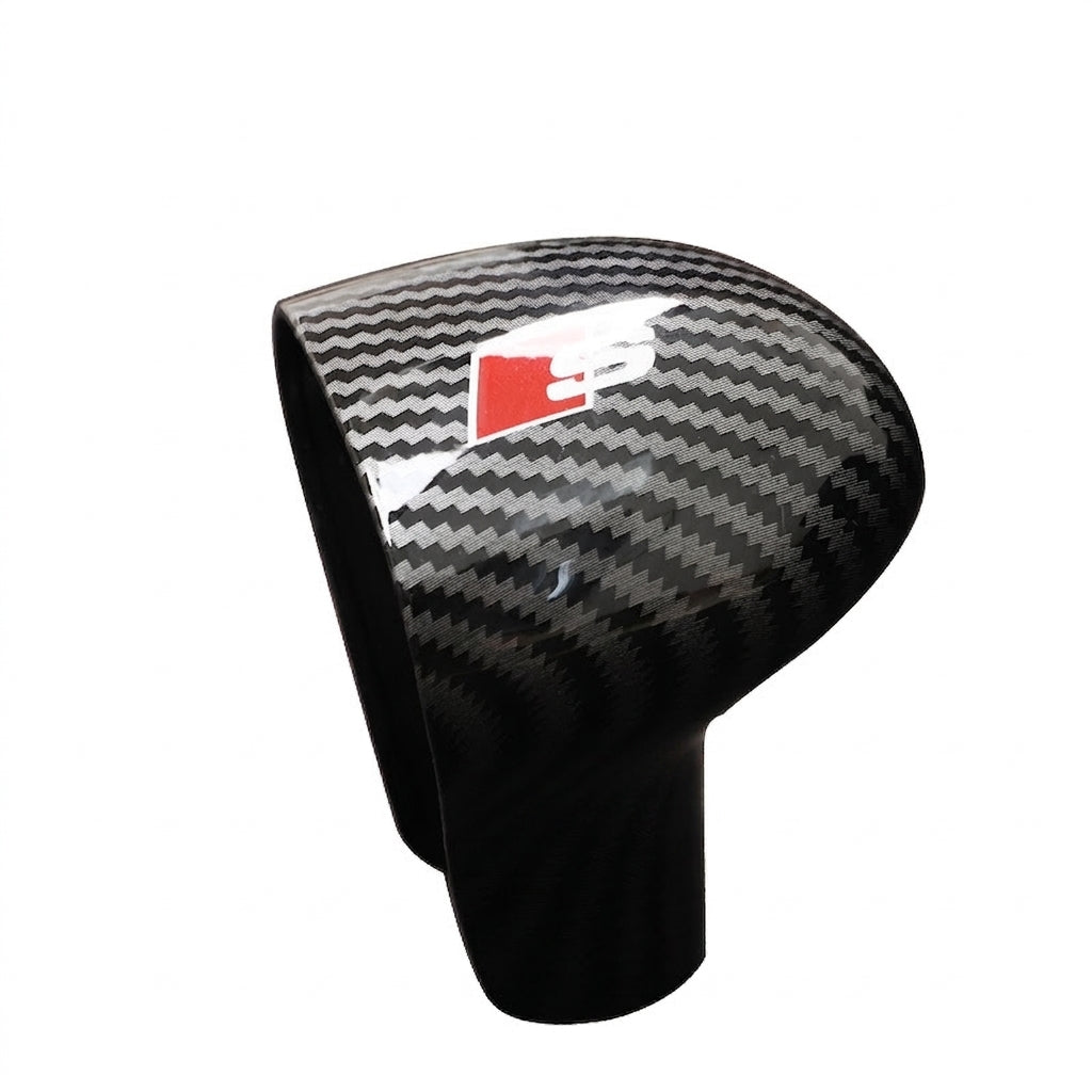 Suitable for Audi A6L A4L Q5LA3Q7Q2L gear shift cover, carbon fiber texture gear lever cover, and automotive interior modification