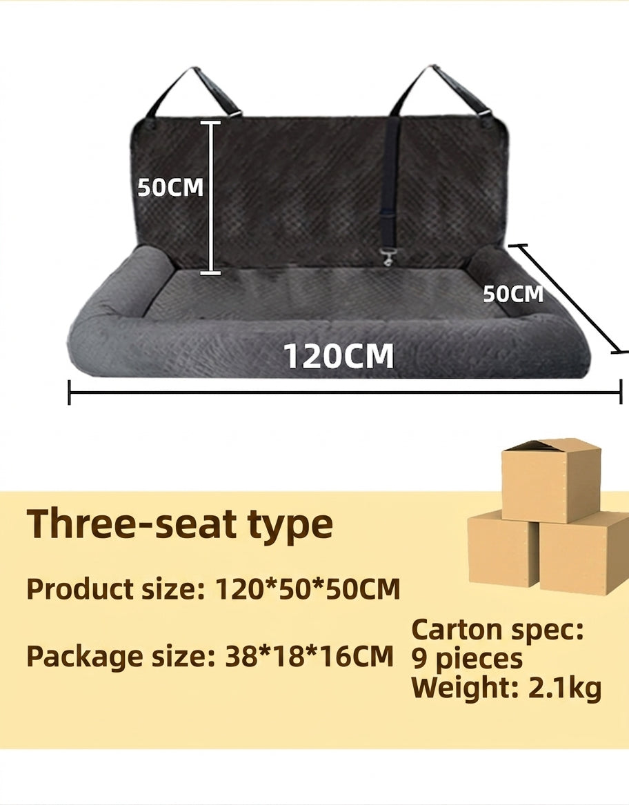 Car kennel puppy car artifact dog car kennel pet car mat front and rear dog out safety seats