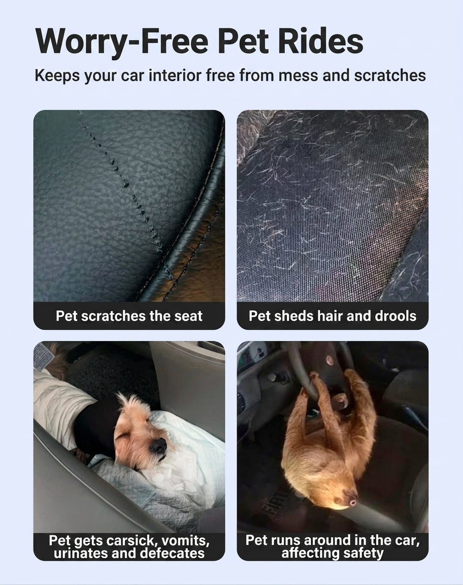 Zhongheng car pet mat, rear seat seat pad, waterproof pet car mat, car dog mat, rear pet seat cushion