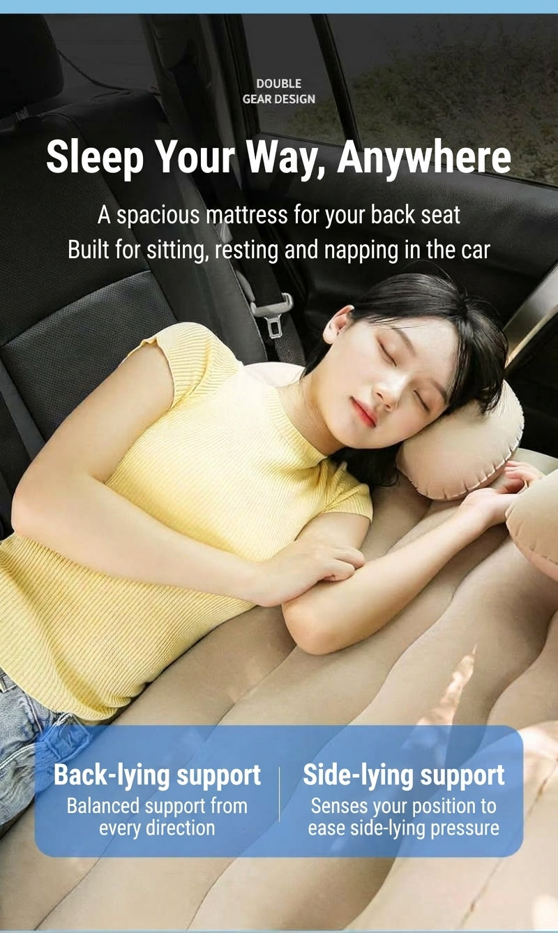Car inflatable bed car rear sleeping pad mattress car sleeping artifact car rear rear seat folding travel bed