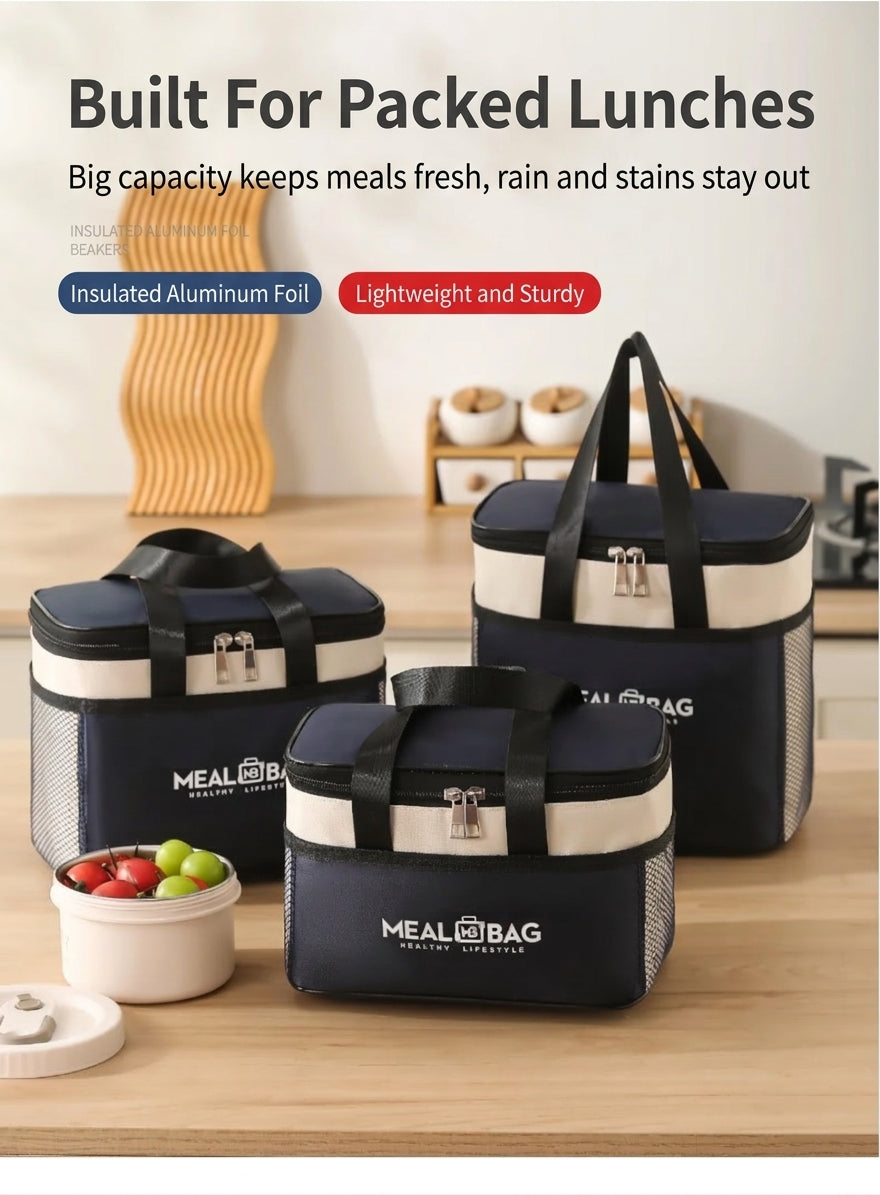 Insulated Lunch Bag, Waterproof Bento Tote