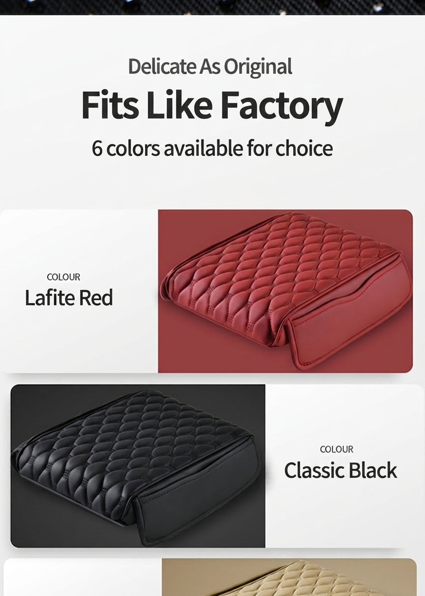 Manufacturer cross-border car armrest box height pad, car goods, double-sided practical storage bag, memory foam armrest box pad