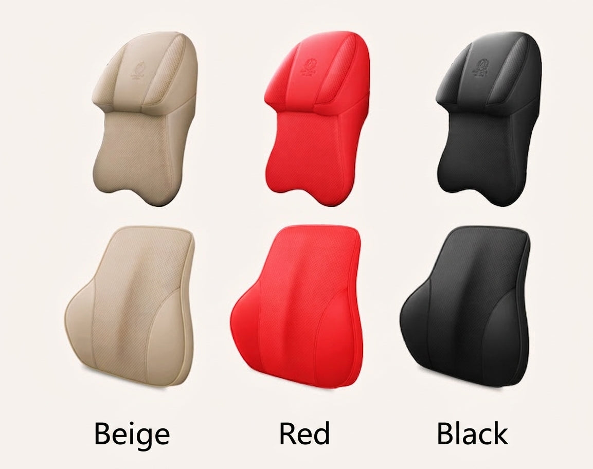 [Full leather on both sides] aviation-grade car neck pillow, memory foam, neck pillow, neck pillow in the car, car seat, neck pillow