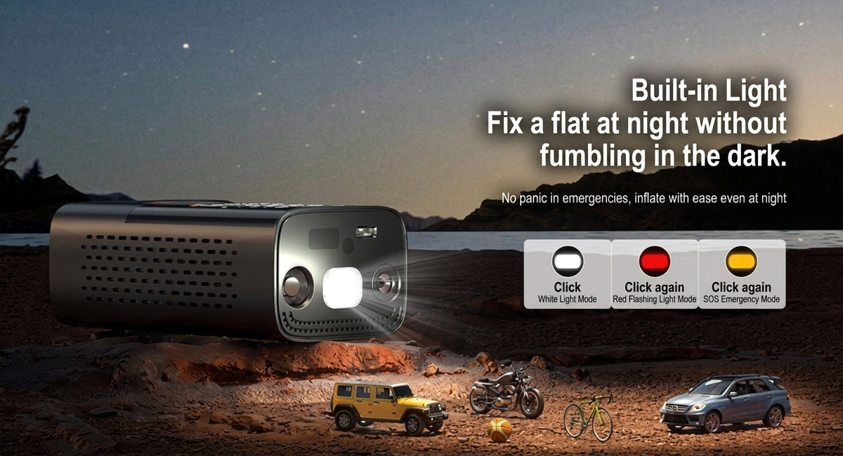 Cross-border portable air pump, mini bike, electric tire, pump, handheld, charging, dual-purpose car inflatable