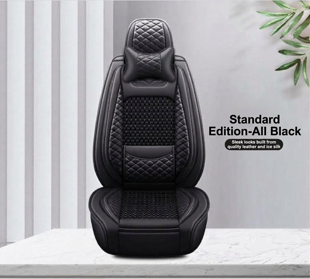 Cross-border foreign trade all-season dedicated seat cover full-coverage car seat cover leather seat cover summer ice silk seat cushion