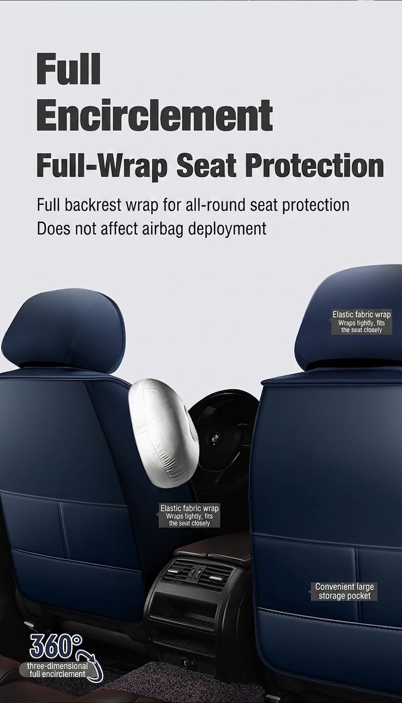 2024 car seat cushions, all-season universal, full coverage five-seater car seat cushions, summer breathable ice silk seat covers wholesale