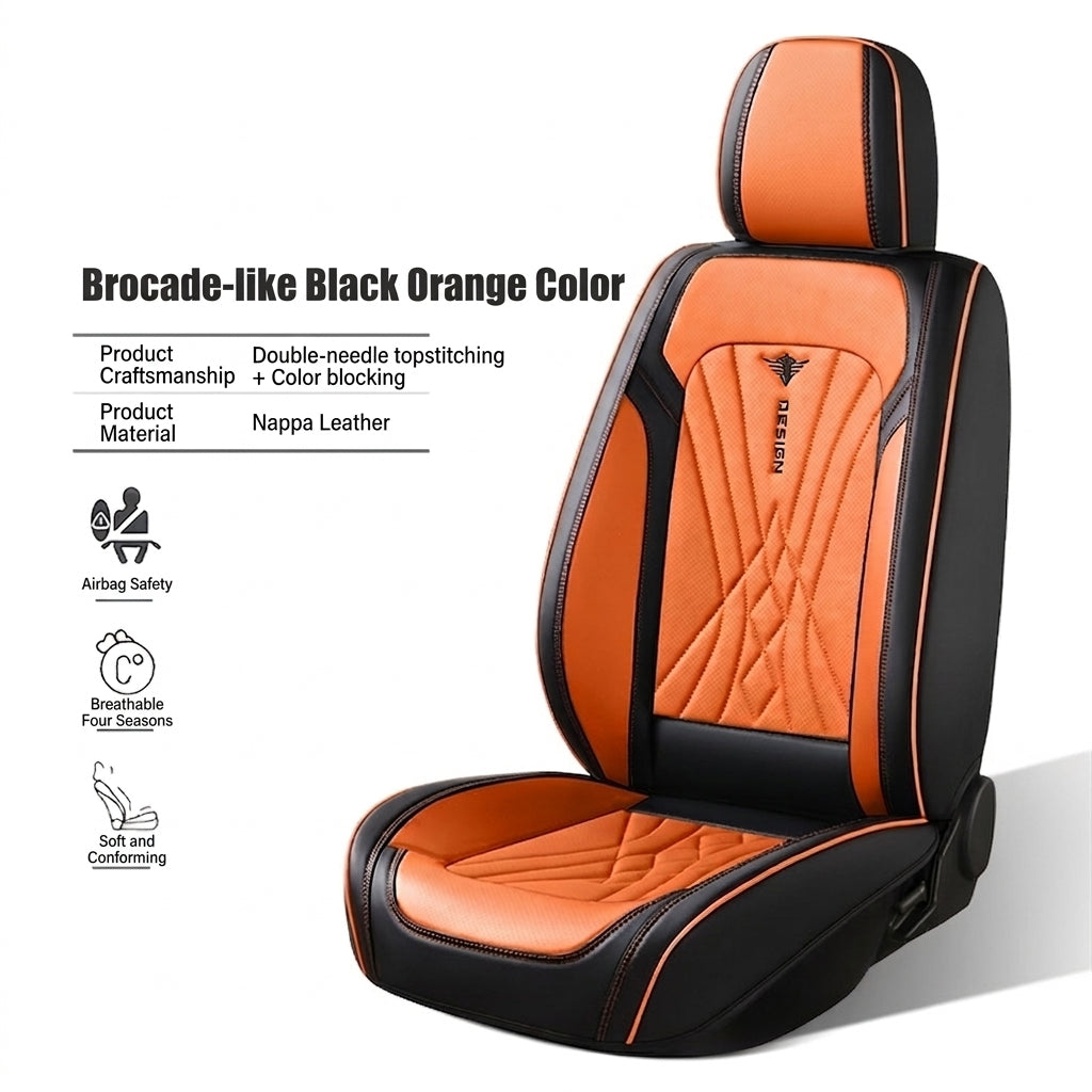 The new Napa leather car cushion is high-end, all-season breathable, perforated, full leather, and fully surrounded seat cover, directly supplied by the manufacturer