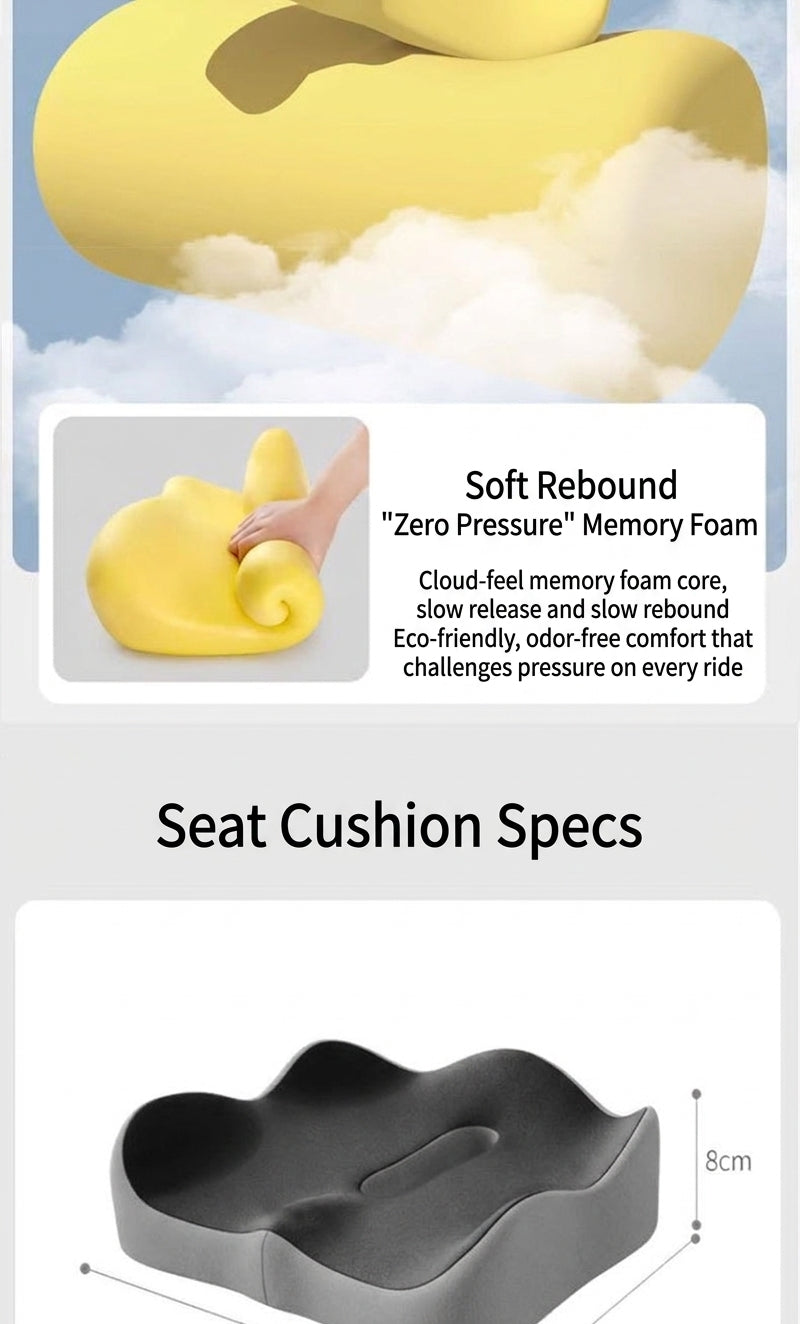 Memory Foam Seat Cushion, Office Chair, Beautiful Butt Pad, Sitting Tool, Student Stool, Memory Foam Waist Support Butt Pad