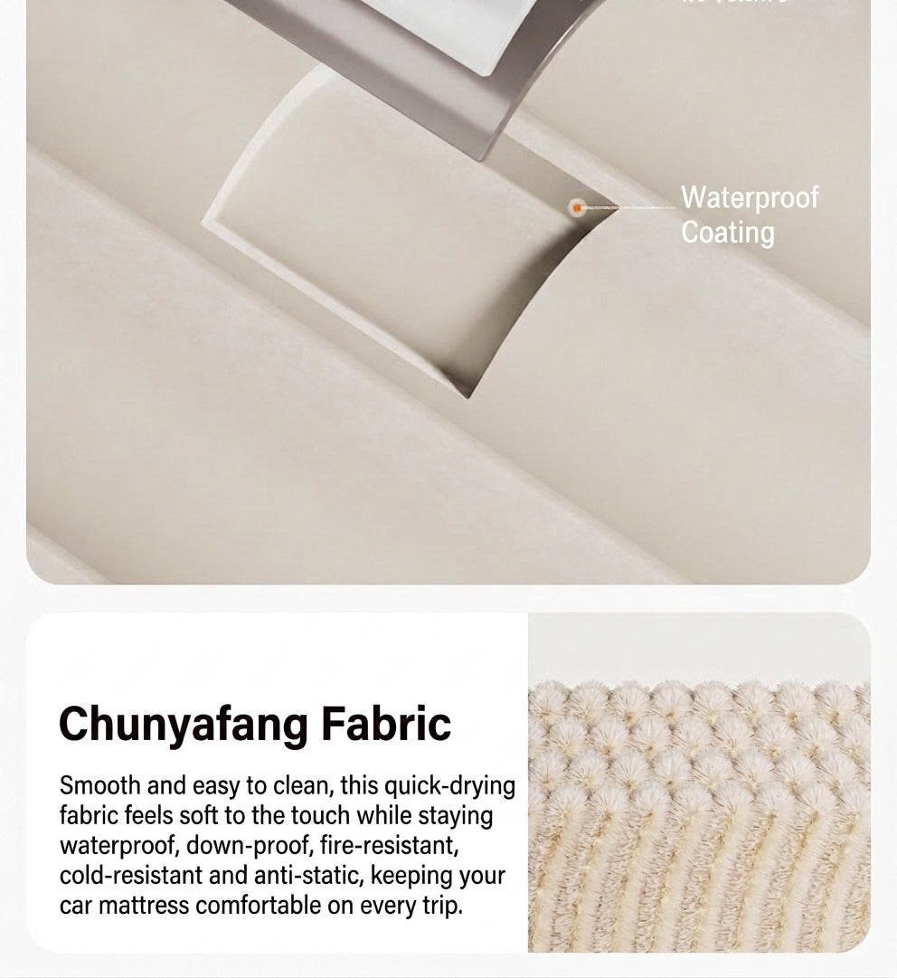 Car rear sleeping automatic travel mattress sedan air mattress car sleeping in the car portable intelligent AI car inflatable bed