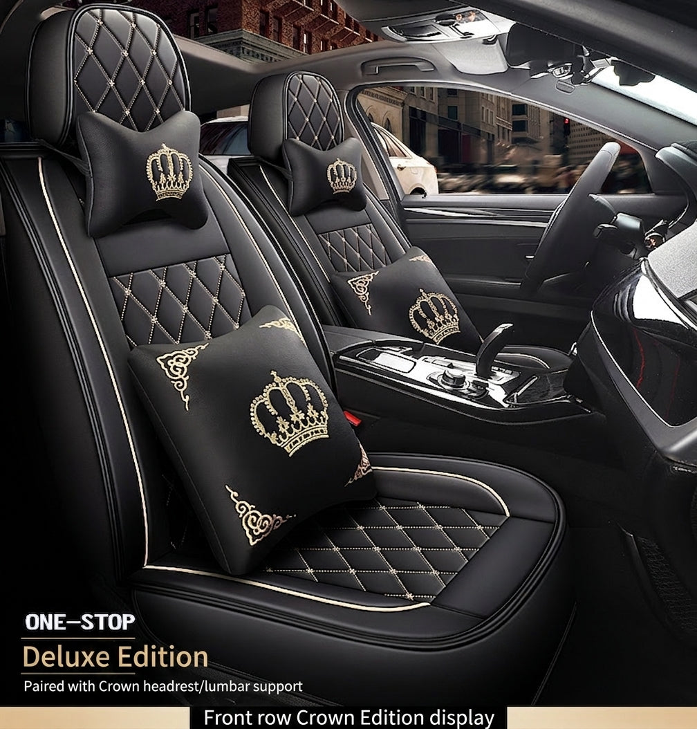 Cross-border new car seat cover, full leather full surrounding, four seasons universal cushion trolley seat cover special manufacturer wholesale