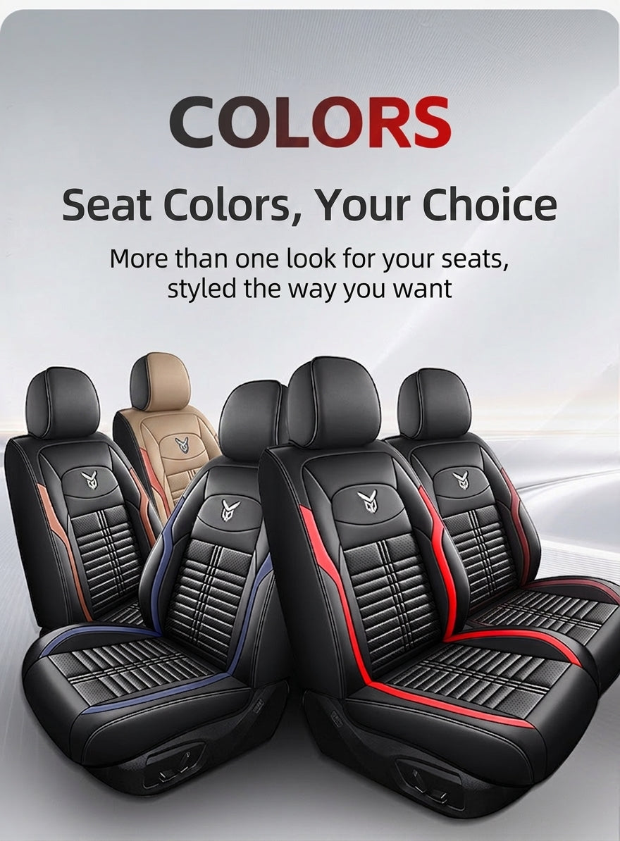 Cross-border car seat cushions with a light luxury, premium feel, all-around car seat cushions, all-season universal, simple, breathable, stain-resistant, and stain-resistant