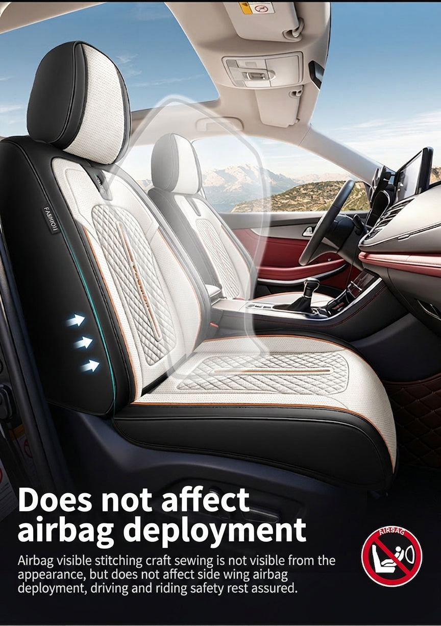 New car seat cushions fully covered, all-season universal seat covers, all five seats, full leather, high-quality seat covers sold directly from the manufacturer