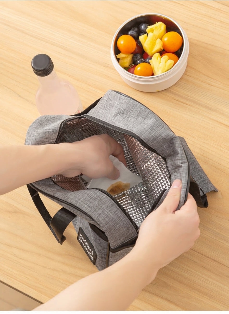 Insulated Lunch Box Bag, Large Capacity