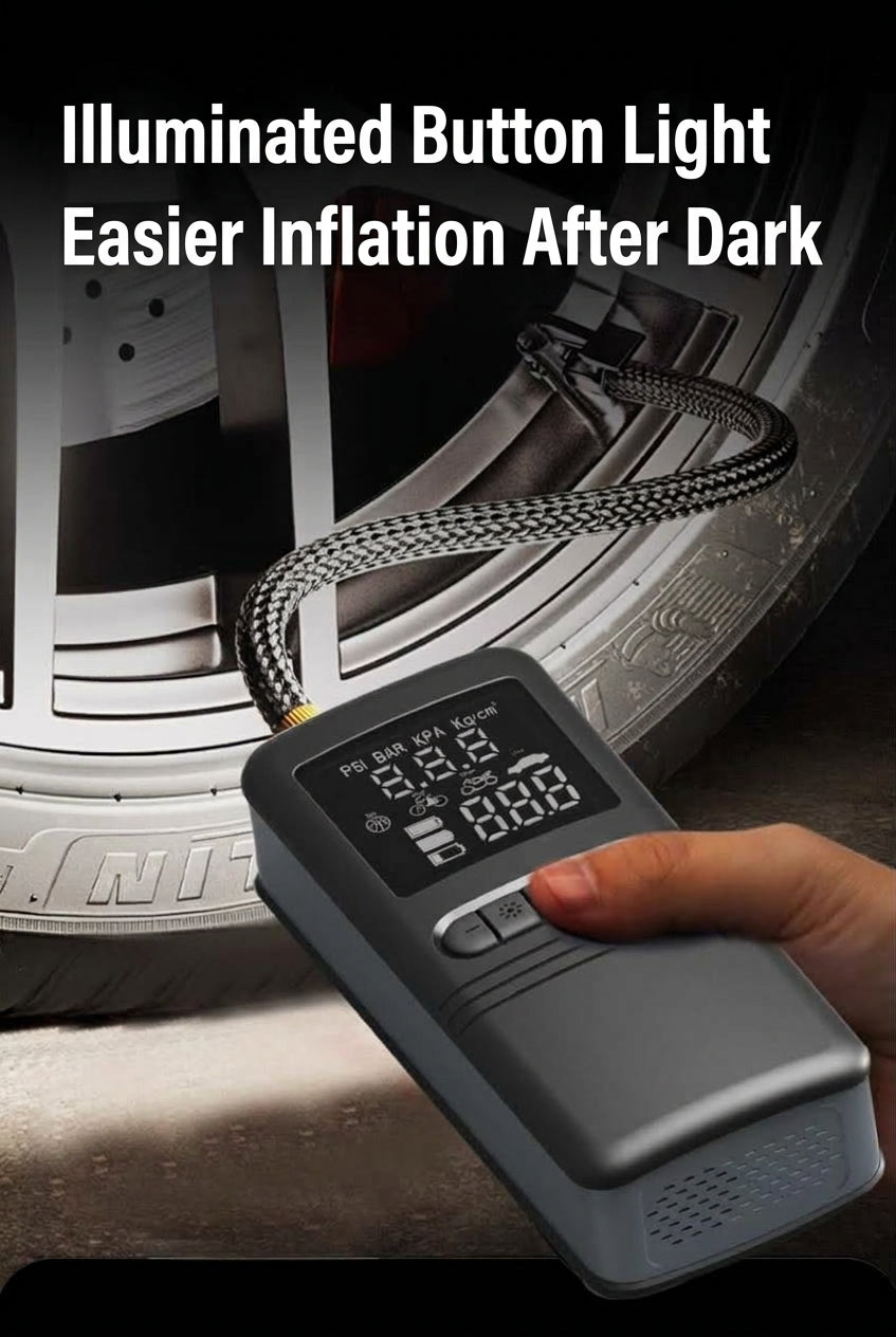 Cross-border vehicle emergency power supply starter air pump, tire high-pressure digital display all-in-one, automotive electric air inflation pump