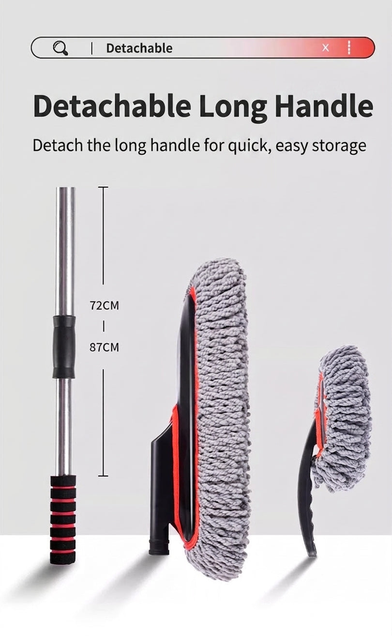 Zhongheng car wash mop car dust duster brush sweeps dust with car wash mop and snow removal tools to wipe cars