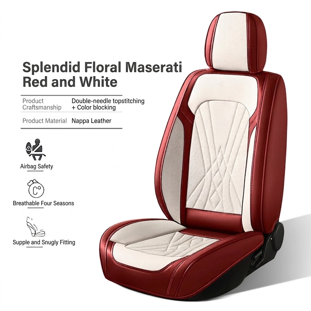 The new Napa leather car cushion is high-end, all-season breathable, perforated, full leather, and fully surrounded seat cover, directly supplied by the manufacturer