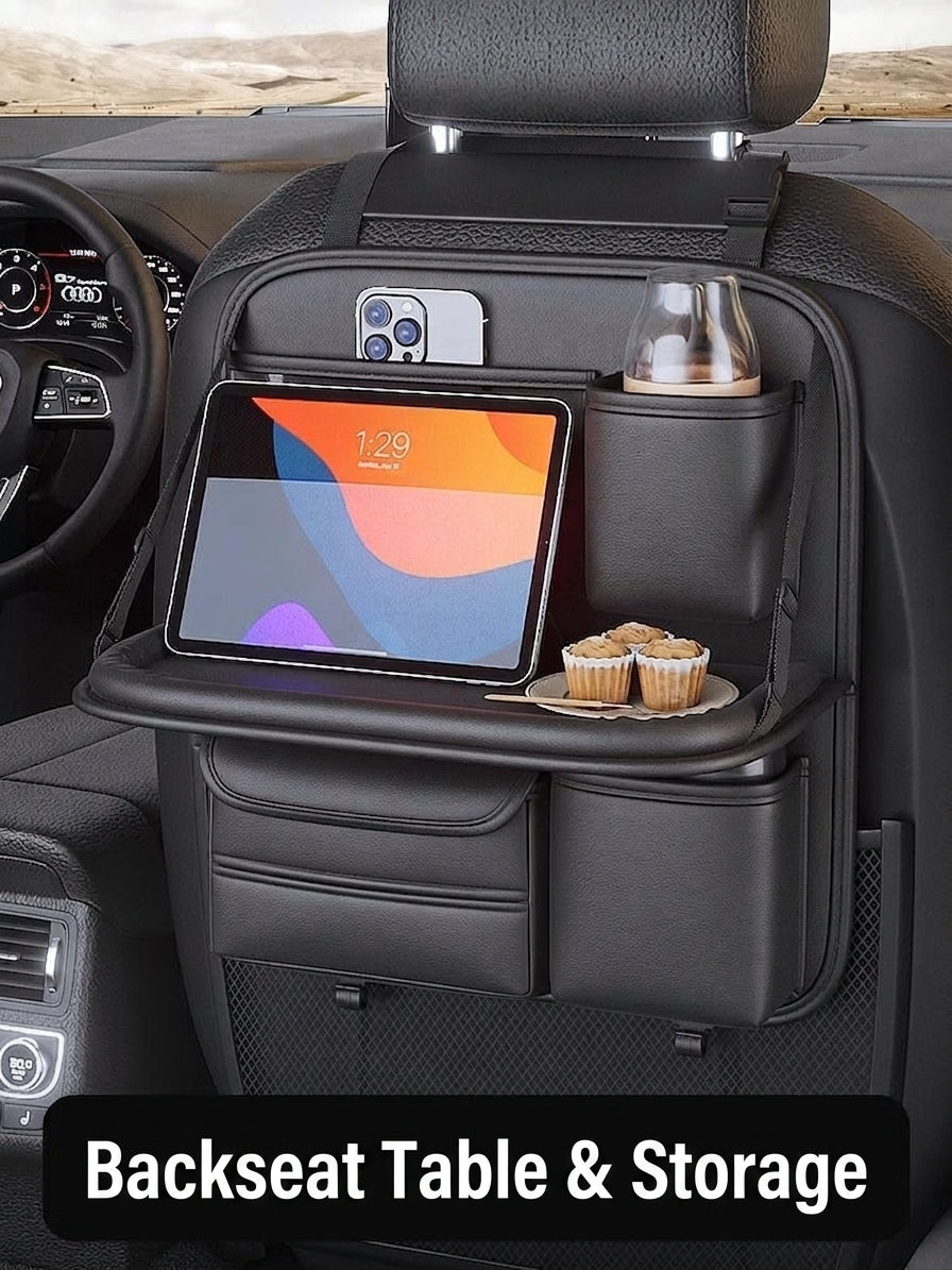 Car seat back, shelf, seat back, storage bag, children's car back seat, folding table, car table, back seat
