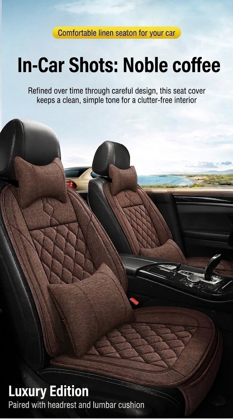 Cross-border bestselling car seat cushions, dirt-resistant, wear-resistant leather car seat cushions, all-season breathable full-coverage universal car seat cushions