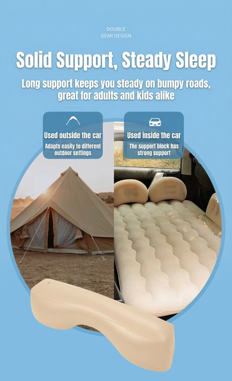 Car inflatable bed car rear sleeping pad mattress car sleeping artifact car rear rear seat folding travel bed
