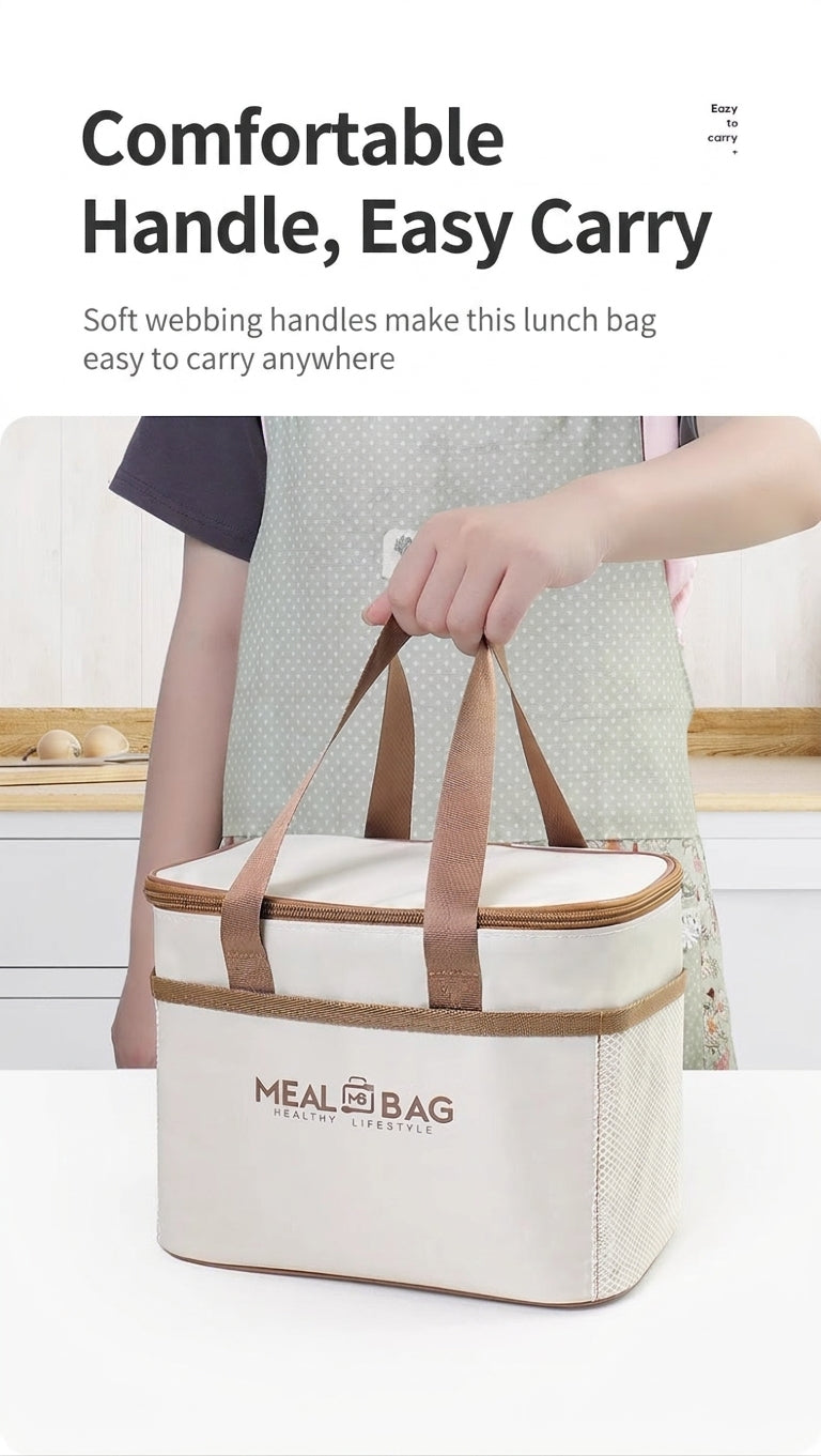 Insulated Lunch Bag, Waterproof Tote