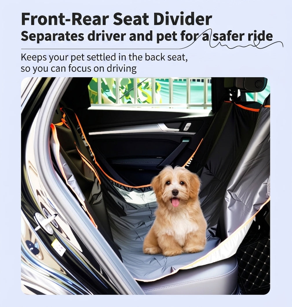 Zhongheng car pet mat, rear seat seat pad, waterproof pet car mat, car dog mat, rear pet seat cushion
