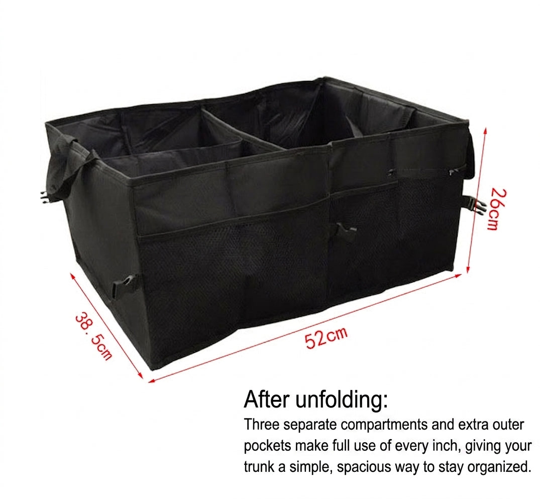 Cross-border cargo source: Oxford cloth for cars, trunk storage bags, multifunctional foldable storage boxes for car use, storage boxes