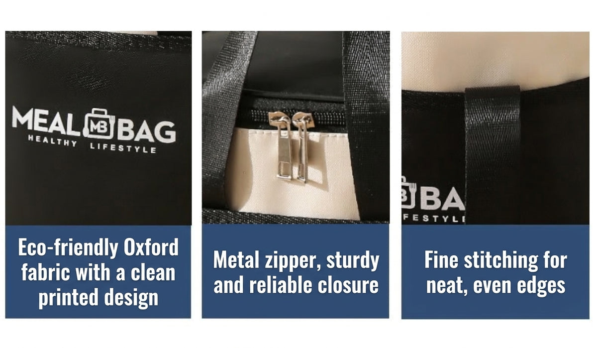 Insulated Lunch Bag, Waterproof Bento Tote