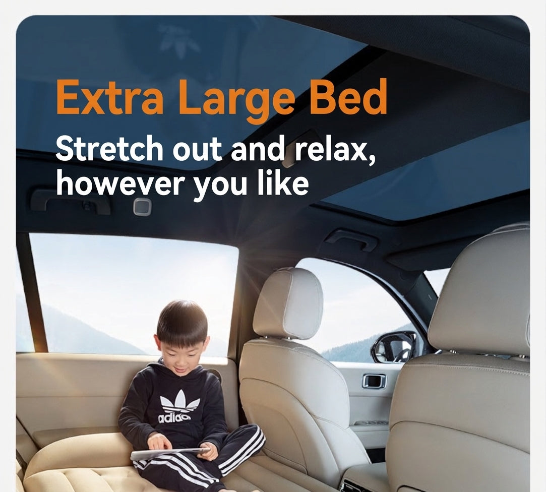 Car rear travel mattress new energy sleeping travel automatic charging and discharging carry leveling to fill the inflatable bed