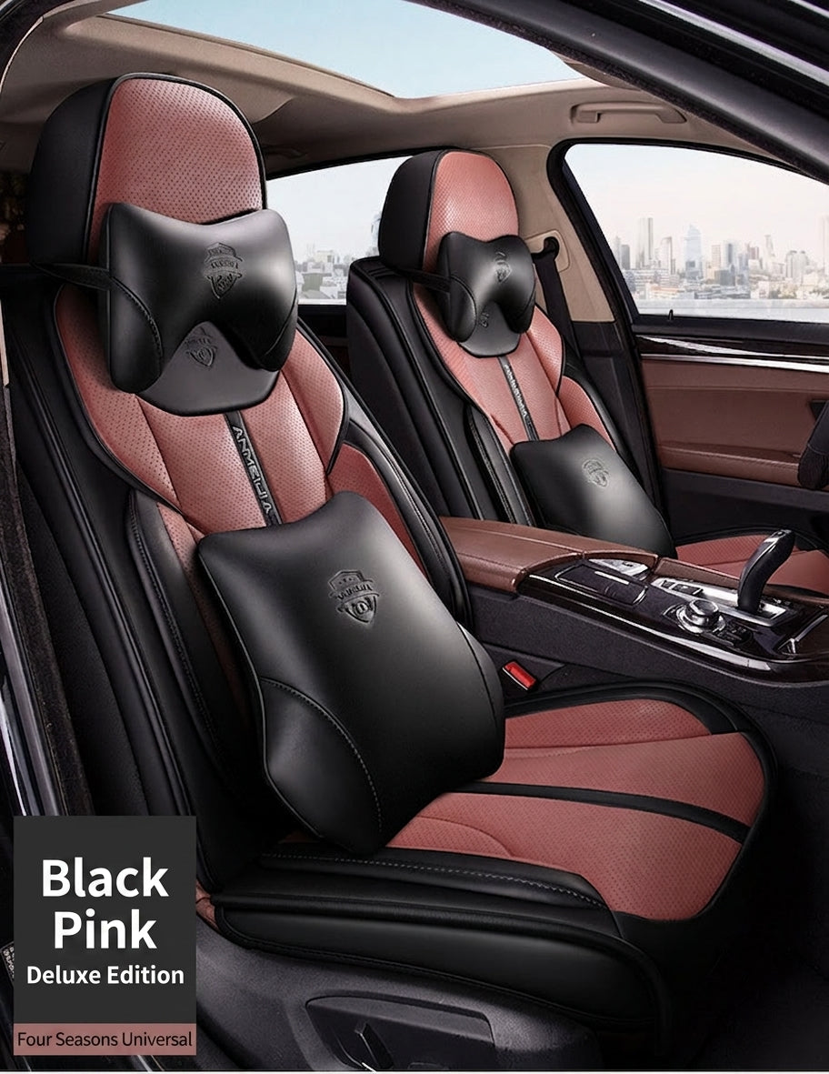 The new car seat cushion fully surrounds full pictorial cartoon cute four-season universal five-seat seat cover, directly supplied and shipped from the manufacturer