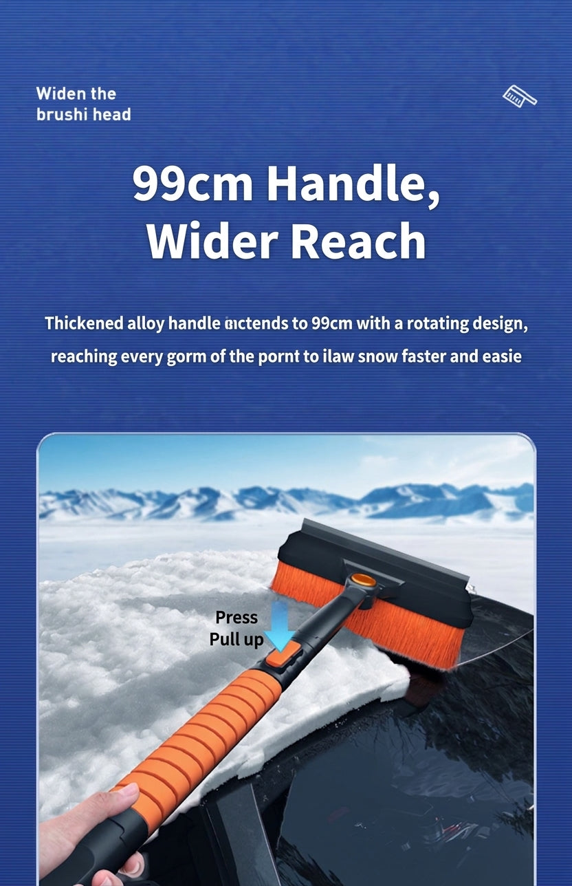 Car Snow Removal Shovel, 5-in-1 Ice Tool