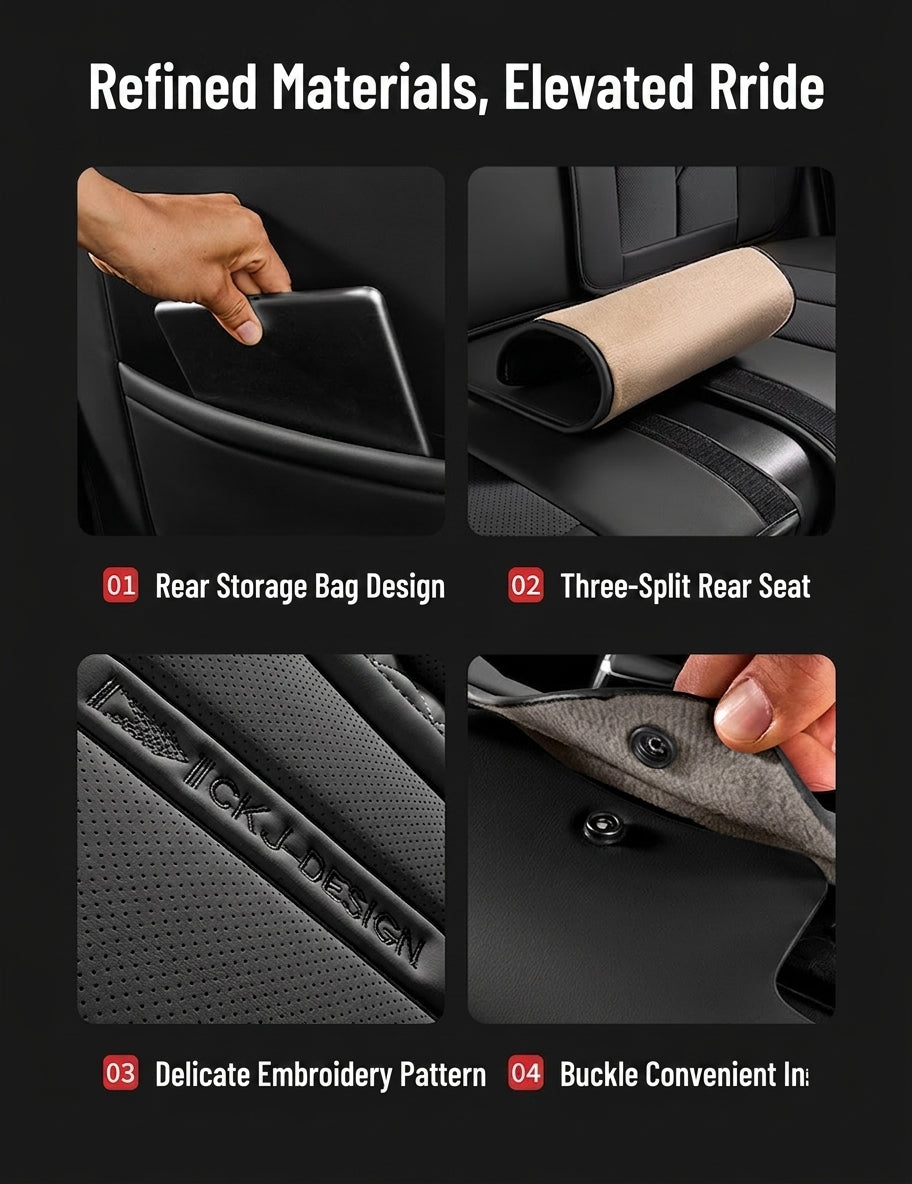 Cross-border car seat cushions, universal premium feel all-season car seat cushions, full-coverage car protection wholesale car seat cushions