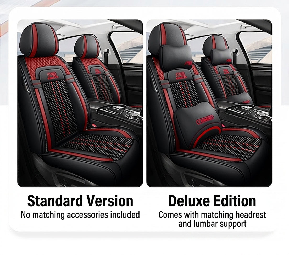 Car seat cushion new all-enclosed special seat cover four seasons universal leather seat cover summer ice silk cartoon seat cushion cover