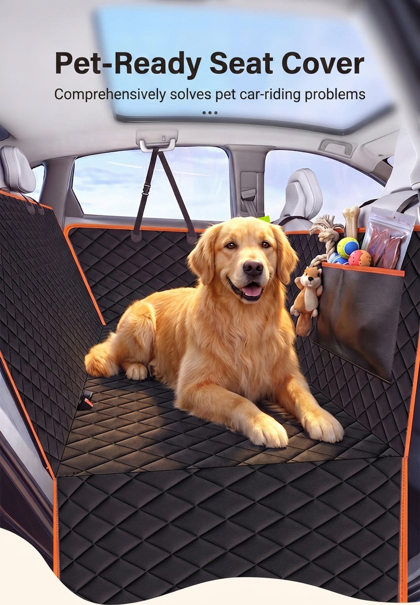 Oxford fabric pet mat, waterproof, dirt-resistant, wear-resistant seat cushion, rear seat mat for cats and dogs, thickened, suitable for car storage, universal