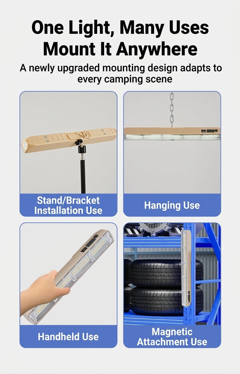 LED Camping Light Tube, Waterproof Tent Lamp