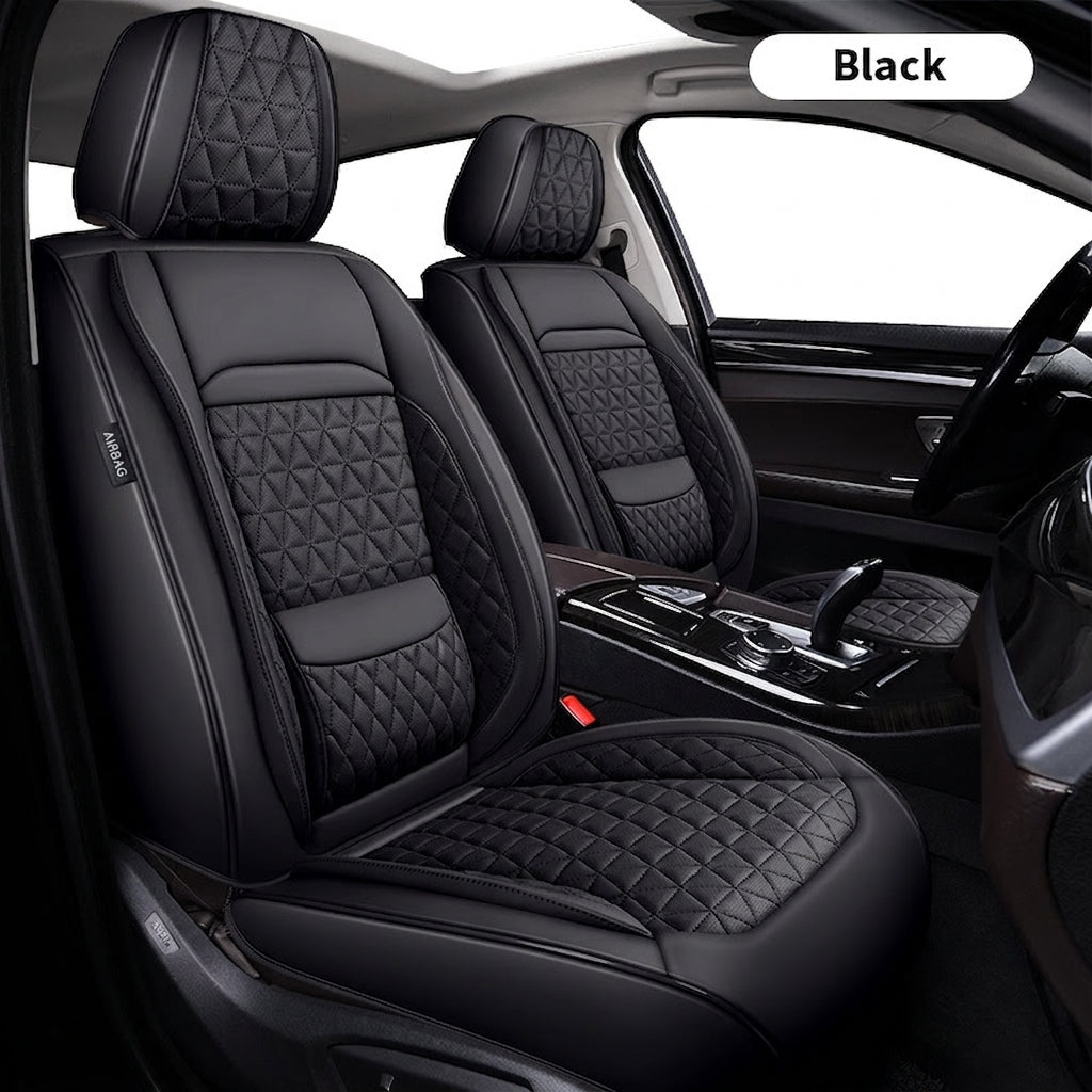 2025 new all-leather fixed lumbar wing Nappa leather car cushion all-season universal full-enveloping seat cover