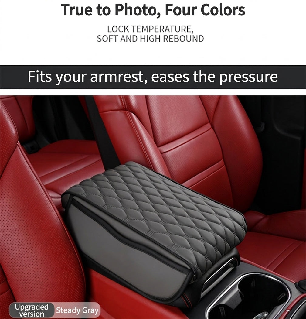 Manufacturer cross-border car armrest box height pad, car goods, double-sided practical storage bag, memory foam armrest box pad