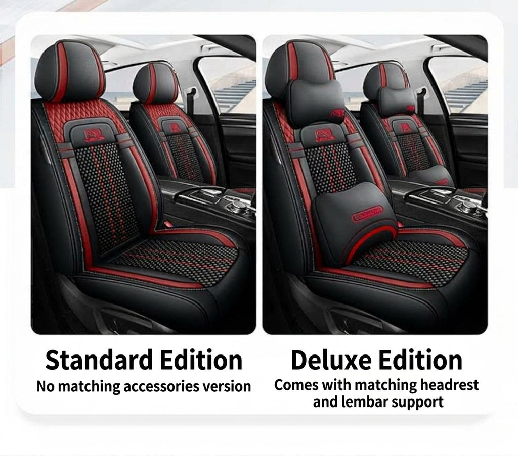 Car seat cushion new all-enclosed special seat cover four seasons universal leather seat cover summer ice silk cartoon seat cushion cover