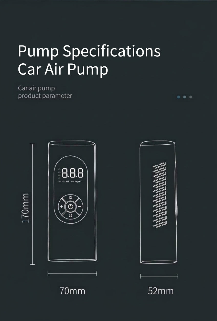 Cross-border Cordless Air Pump Portable Car Electric Pump High Power Tire 12v Car Inflator Pump