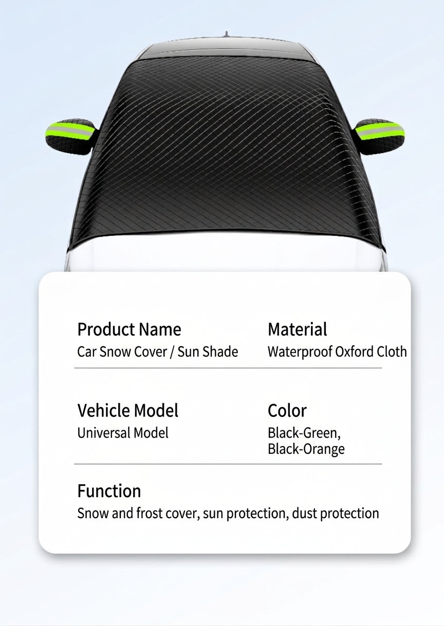 Car Snow Cover - Multiple Colors